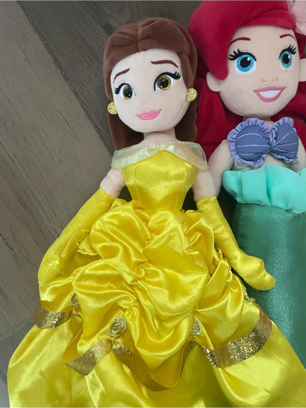 Disney Princess Plush Doll Bundle (4) Moana, Arielle, Belle, Mulan. - Picture 2 of 7